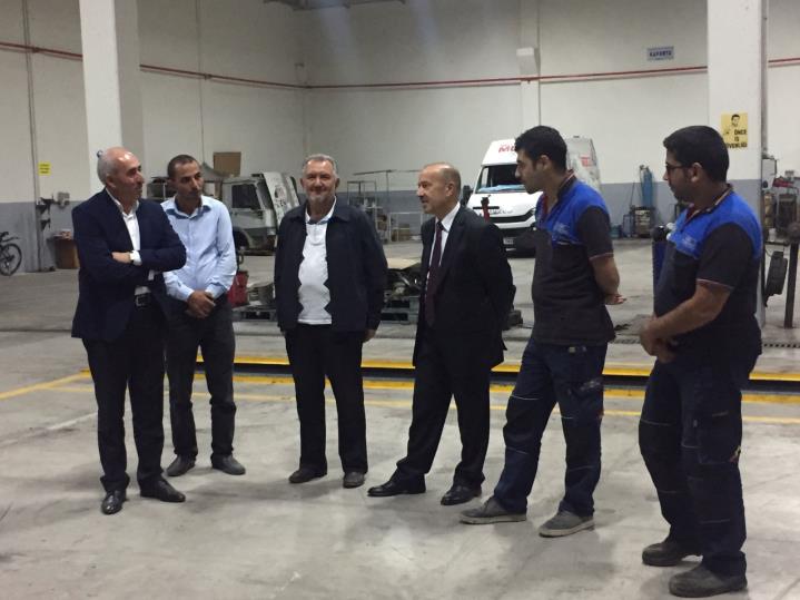 SANAYİ BÖLGELERİ GENEL MÜDÜRÜ SAYIN YAŞAR ÖZTÜRK' ÜN OTO SERVİSLERİ SİTEMİZİ ZİYARETİ