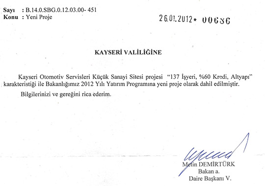 BAKANLIK YATIRIM PROGRAMI